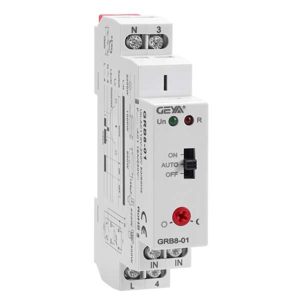 GRB8-01/02靈敏度可調光控繼電器