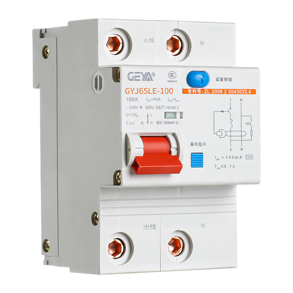 GYJ65LE-100型剩余電流動作斷路器RCBO